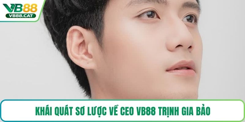 Khái quát sơ lược về CEO VB88 Trịnh Gia Bảo
