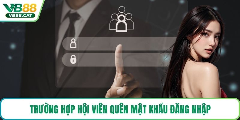 Trường hợp hội viên quên mật khẩu đăng nhập